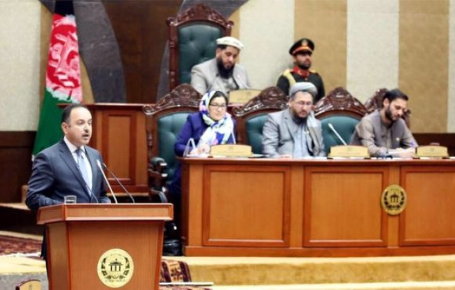 طرح بودجه سال ۱۳۹۶ افغانستان به مجلس سنا ارائه شد